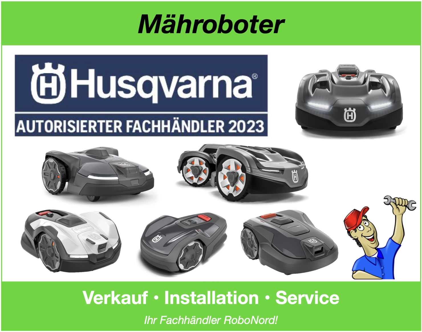 Mähroboter RoboNord MKIS Plant Engineering GmbH Rasenmäher Roboter